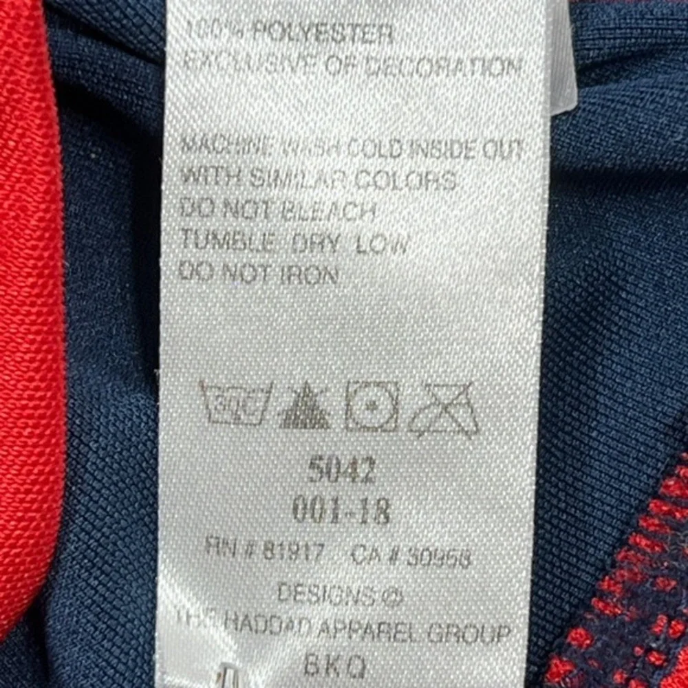 Nike‎ Cleveland Indians Vtg Y2K Jersey Youth 5 Navy Red Sleeveless Embroidered